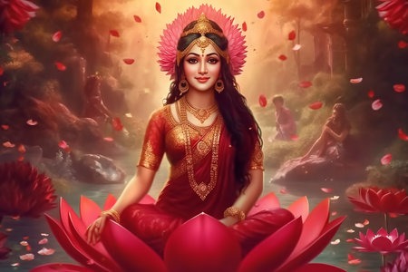 Goddess Ashta Lakshmi, varalakshmi devi HD phone wallpaper | Pxfuel